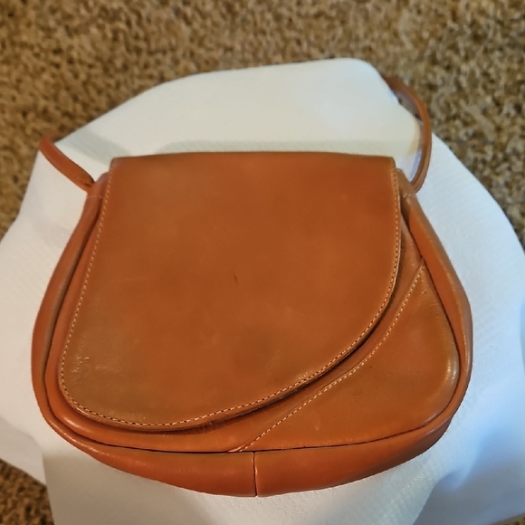 Frank Clegg Tan Leather Crossbody